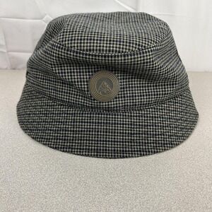 Kith‎ Hat Bucket Fitted Mens One Size Blue Houndstooth Sherpa Lined Thermal